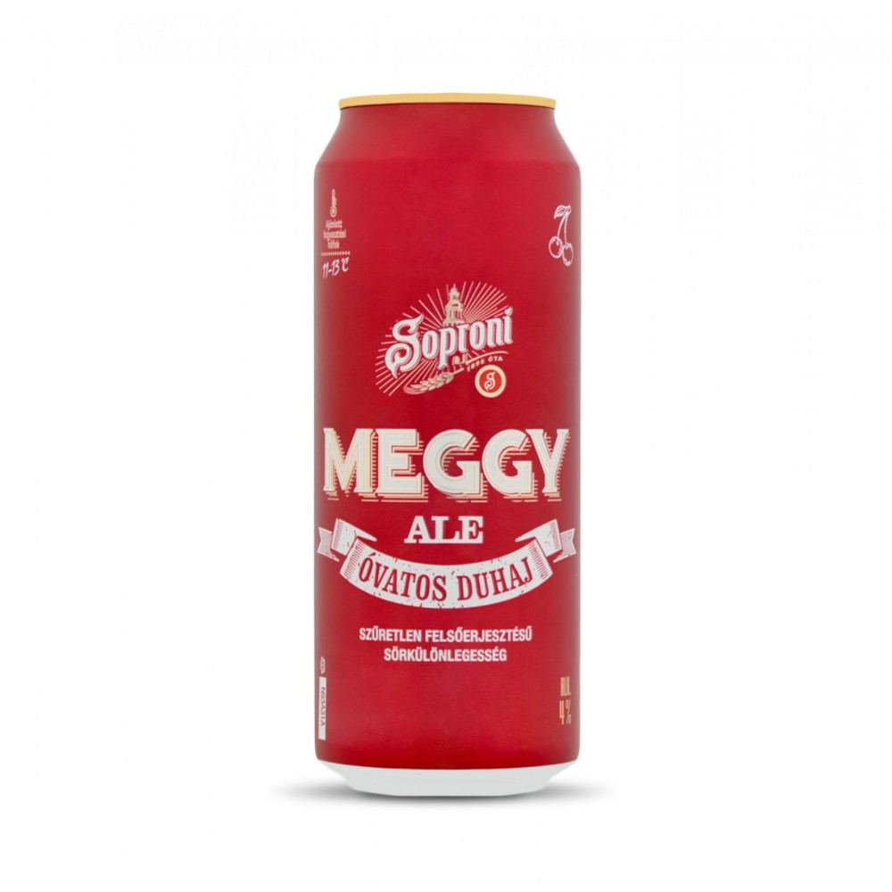 Soproni Sör Óvatos Duhaj 0,5L Meggy Drs