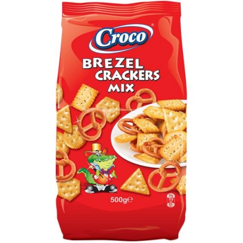 Croco Brezel Crackers Mix 500G