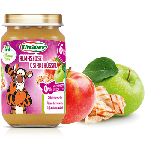 Univer Bébiétel 6Hó 163G Almaszósz Csirkehússa
