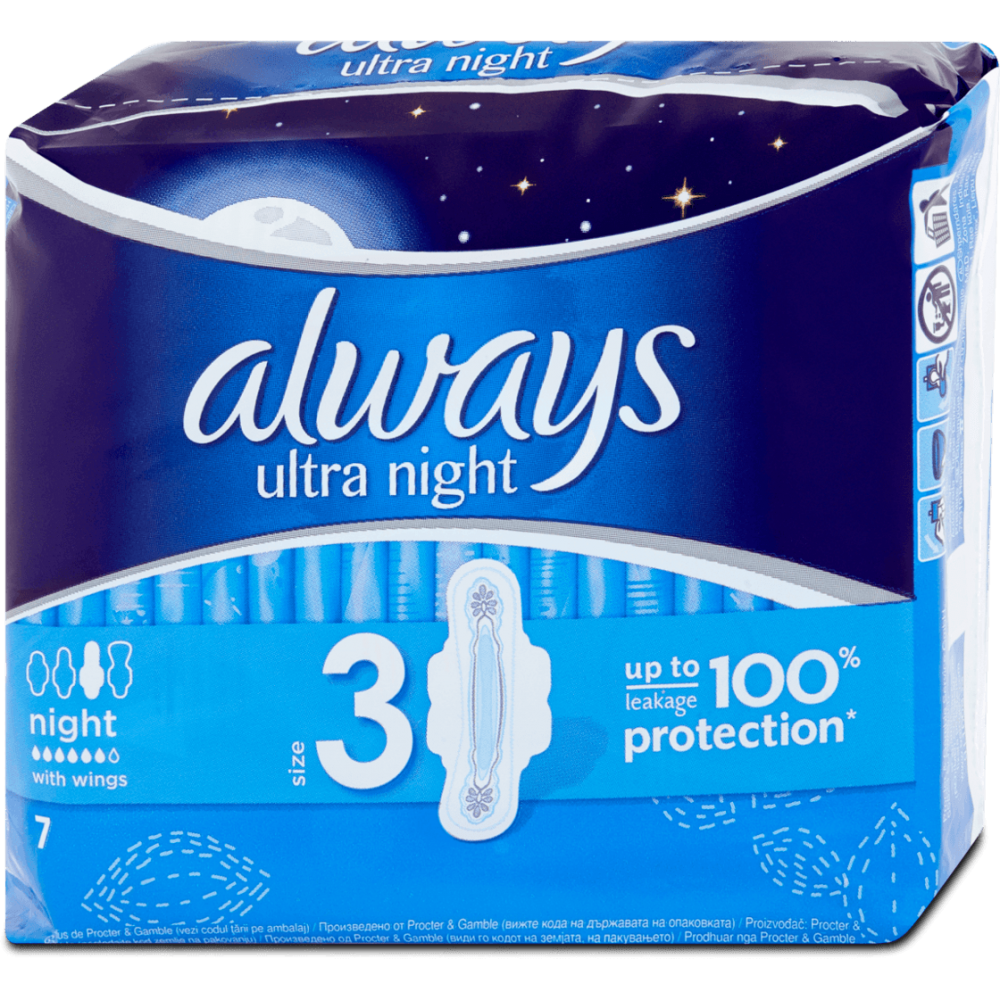 Always Betét Night 7Db Soft3