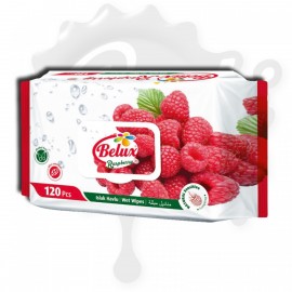 Belux Nedves Törlőkendő 120Db Málna