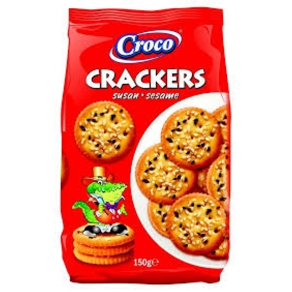 Croco Crackers 150G Szezámmagos