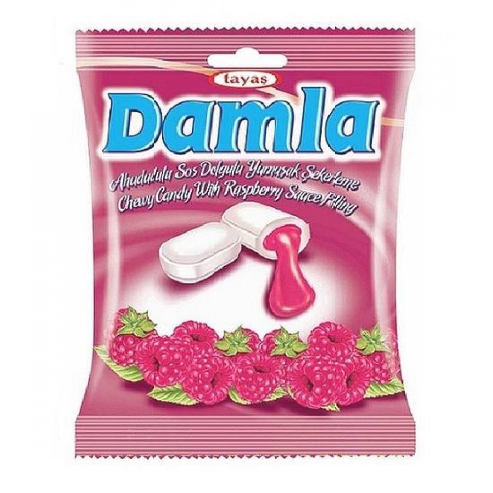 Damla Cukorka 90G Málna