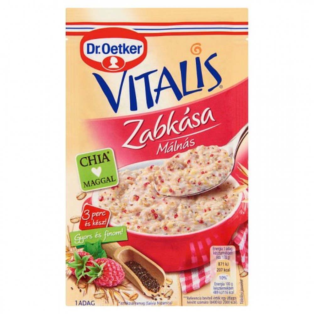 Dr. Oetker Vitalis Zabkása 53G Málnás