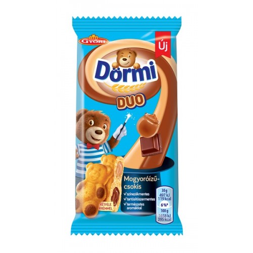 Dörmi Kismackó 30G Duo Csokis Mogyorós