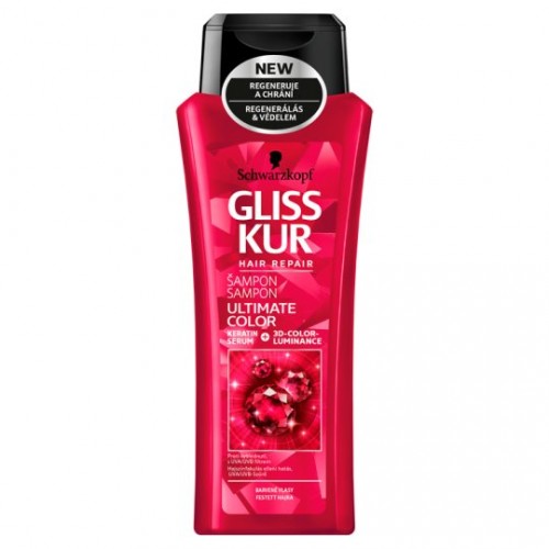 Gliss Kur Sampon 250Ml Ragyogó Szín És Védelem