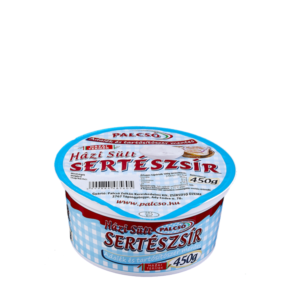 Palcsó Sült Sertészsír 450G