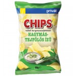 Privát Chips 60G Hagymás-Tejfölös