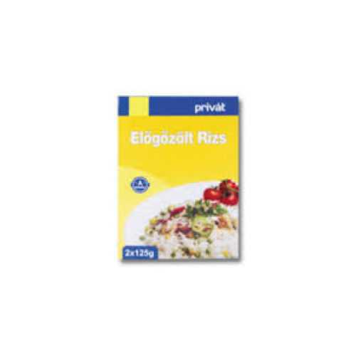 Privát Dobozos Rizs 2*125G Előgőzölt