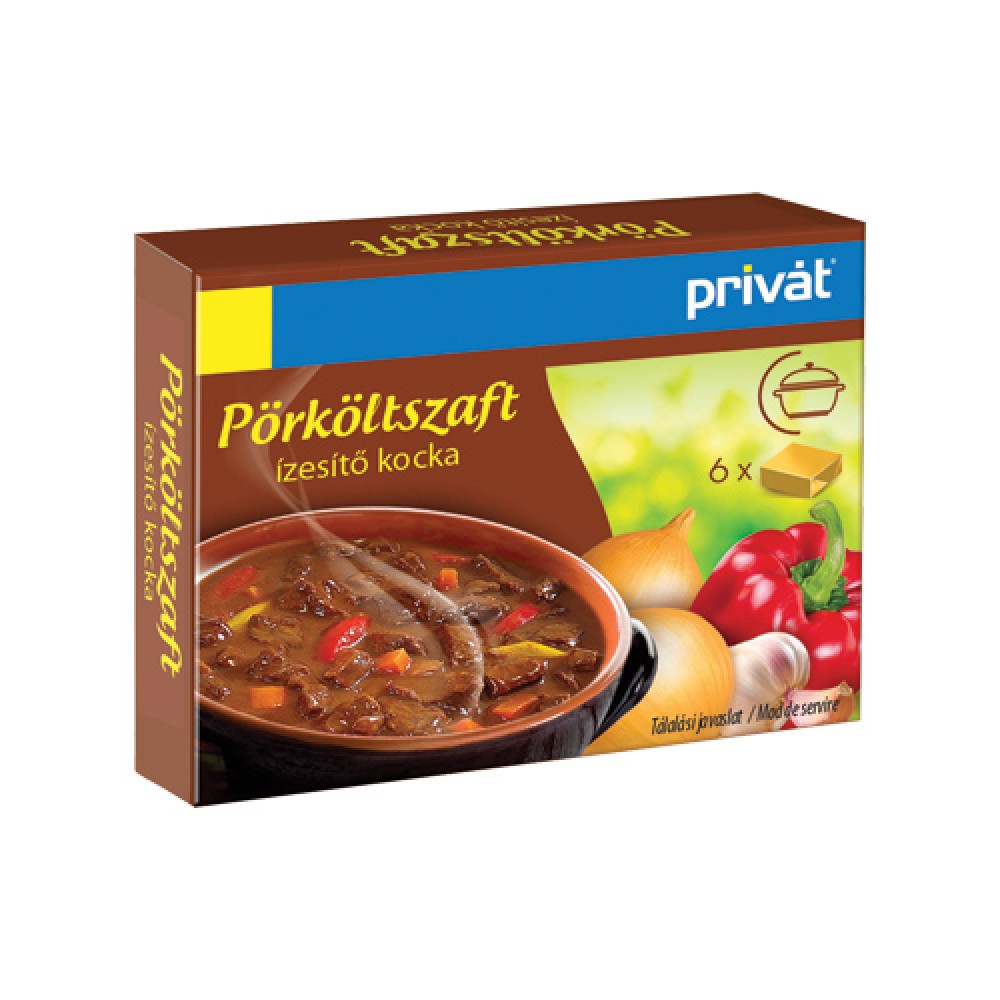 Privát Ízesítőkocka 60G Pörköltszaft