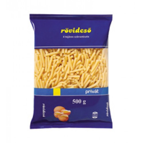 Privát Száraztészta 4 Toj. 500G Rövidcső