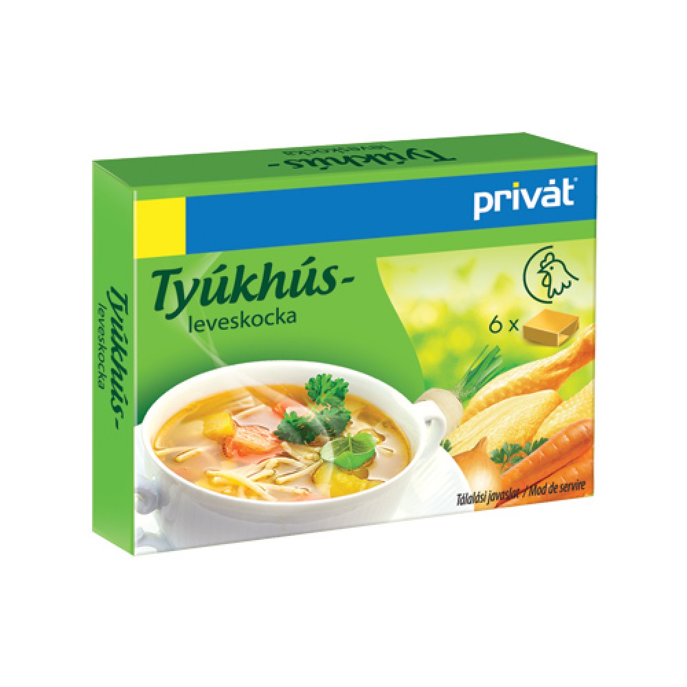 Privát Ízesítőkocka 60G Tyúkhús