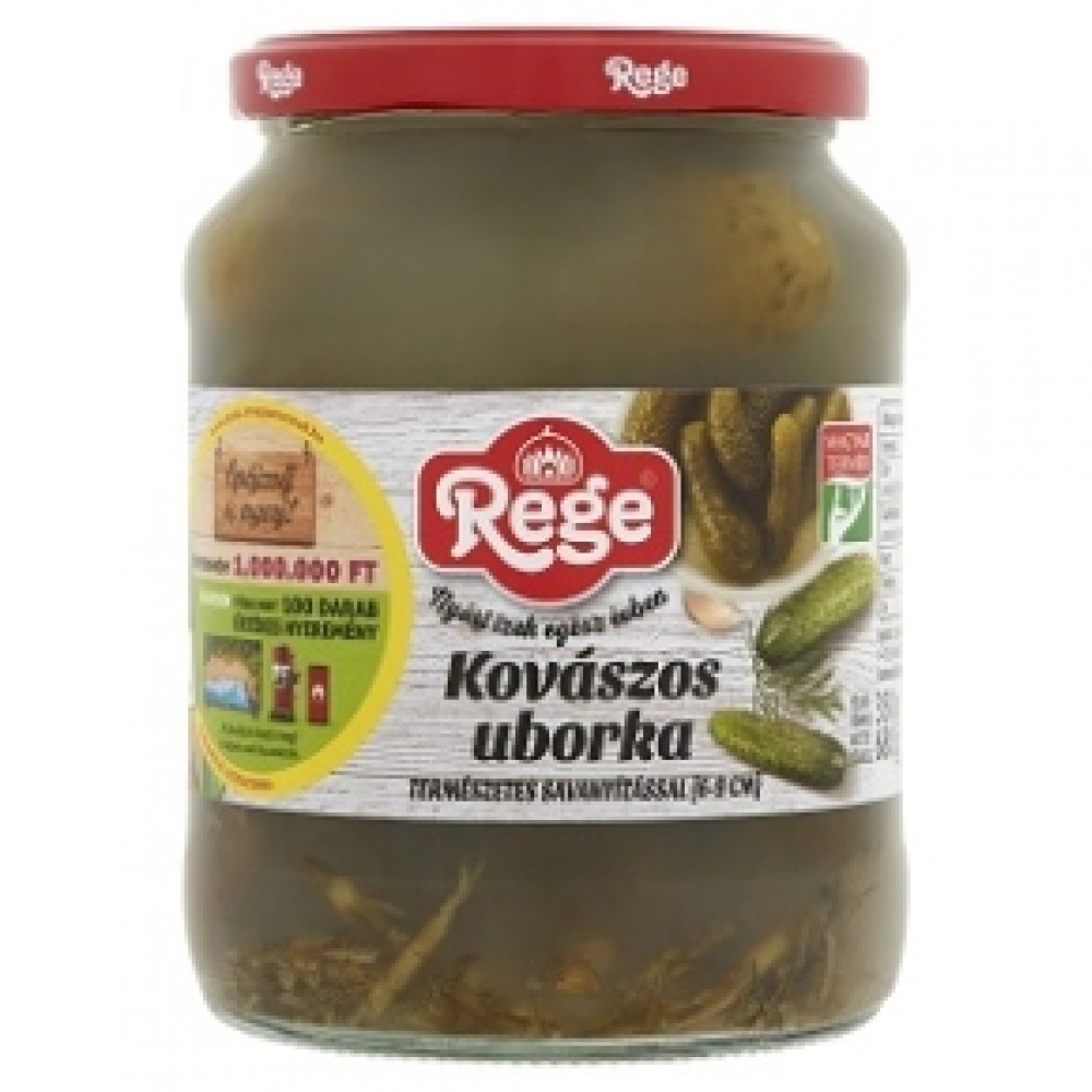 Rege Csemegeuborka 360G Kovászos