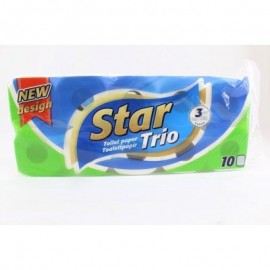 Star Trio Toalett Papír 10Tek.