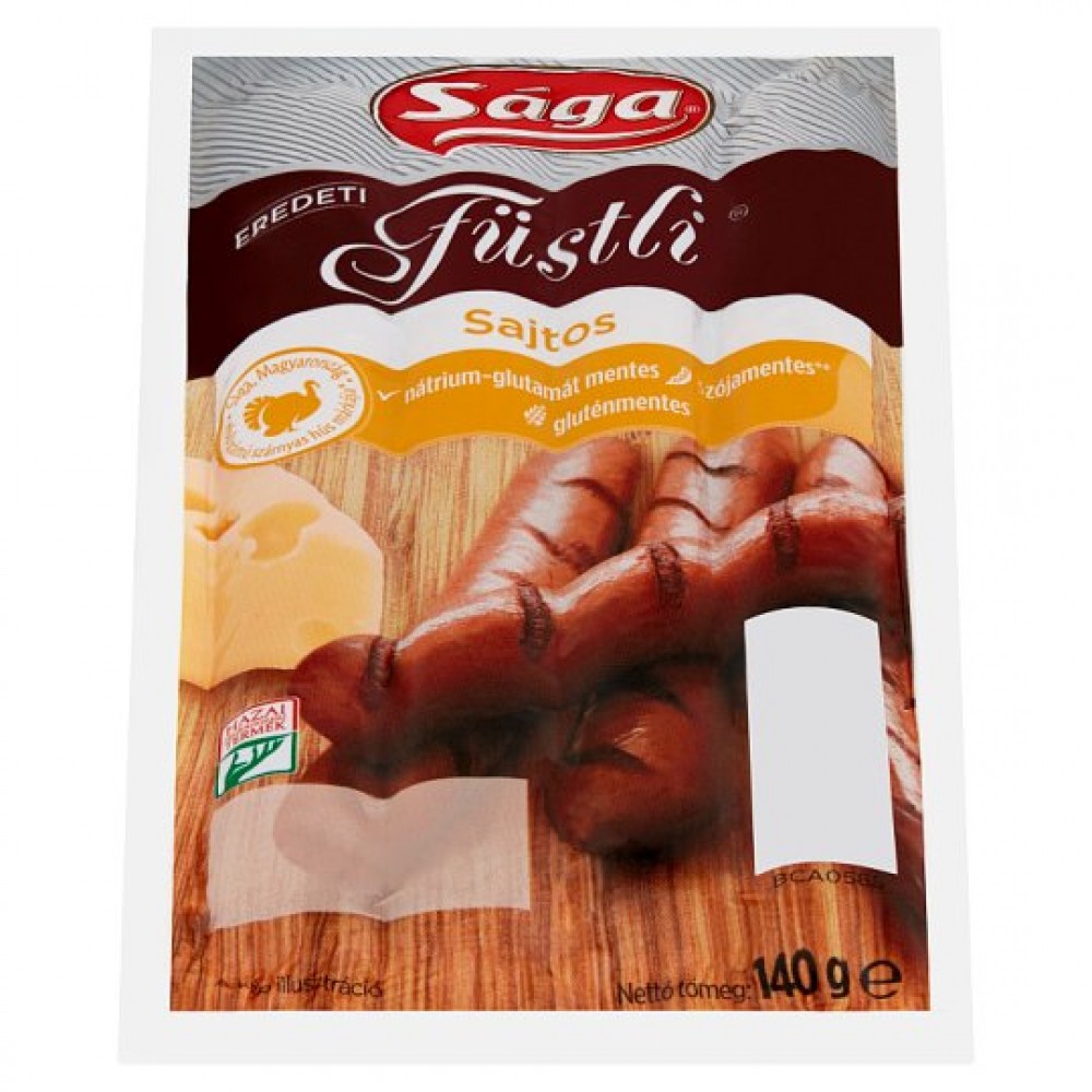 Sága Füstli 140G Sajtos