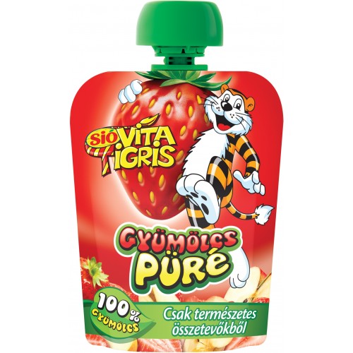 Sió Vitatigris Gyüm.püré 90G Eper
