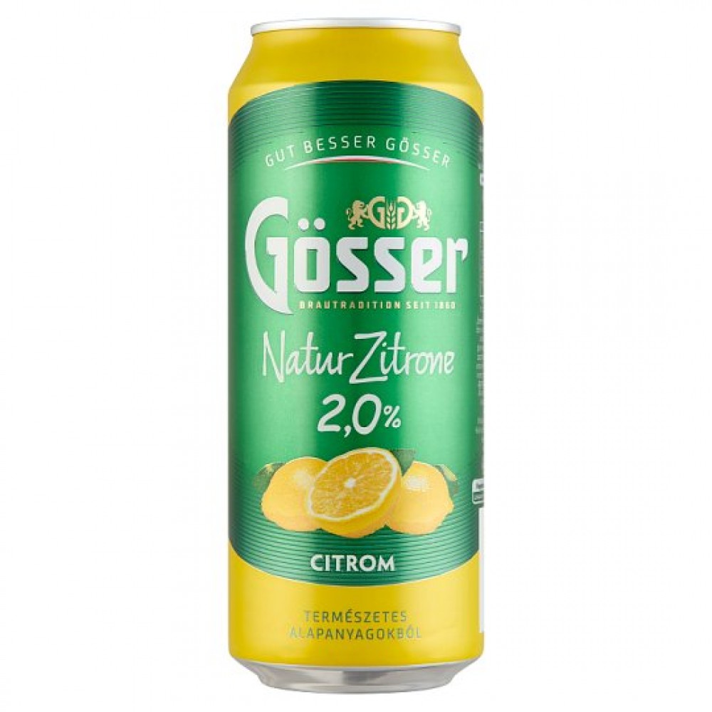 Gösser Sör 0,5L Nz Citrom 2% Dob [Drs]