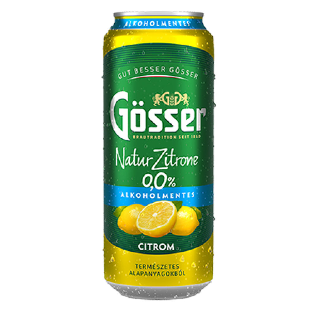 Gösser Sör 0,5L Nz Citrom 0% Dob [Drs]