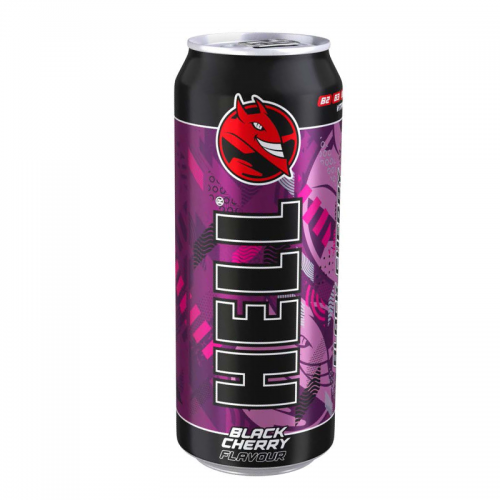 Hell Energiaital 500Ml Black Cherry Drs