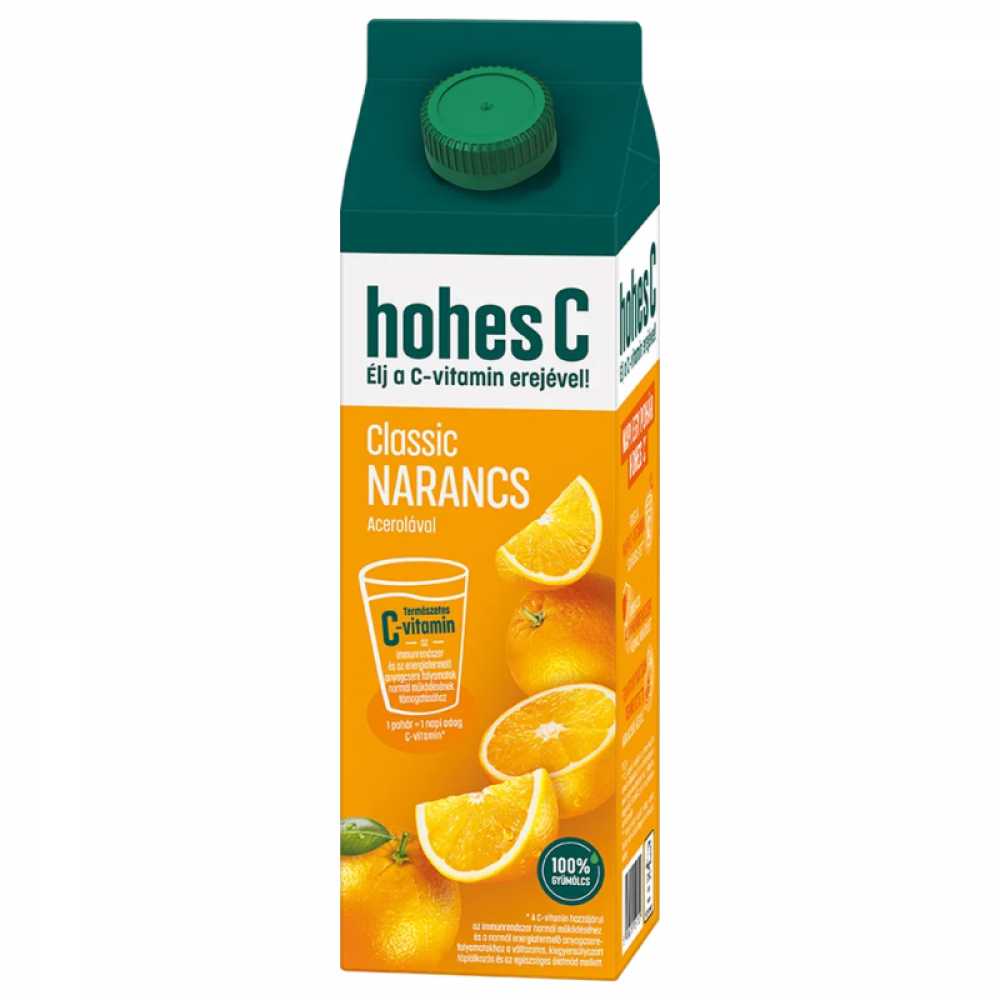 Hohesc 1L Classic Üditő 100% Narancs Gyüm.h Hohesc 1L Classic Üditő 100% Narancs Gyüm.h